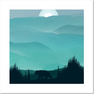 Smoky Mountains National Park Mountain Posters and Art